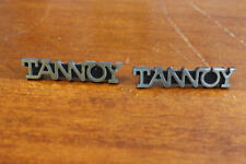 2 Tannoy Badges Taken From 611