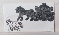 Mixed Die Set - Fairy tale Carriage with Horse and Unicorn Die