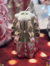 Hand Carved Decorative Candle