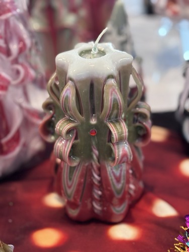 Hand carved decorative candle - hand,