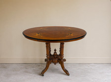 Victorian flower urn inlaid - victorian,