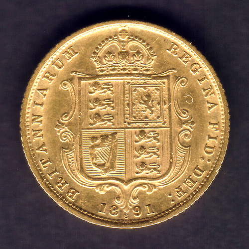 Australia 1891 sydney half - australia.,