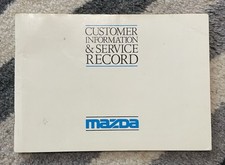 Mazda 323 GTi BG Service Book