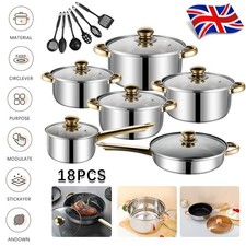 18 Set of Stainless Steel Non