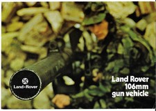 Land Rover Series III 106mm Gun Military Vehicle Mid-Late 1970s Export Brochure