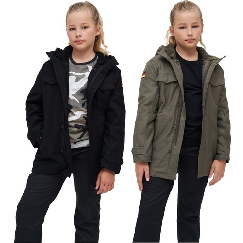 Brandit kids parka jacket - brandit, bw