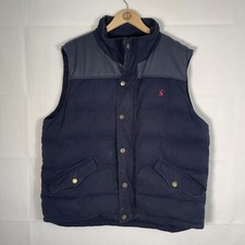 Joules Gilet Blue Mens Size XXL Thick Bodywarmer Bodywarmer 25" Pit to Pit