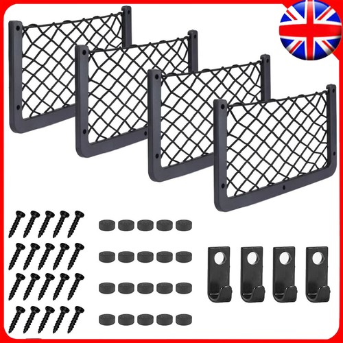 Large storage net pocket - 4x,