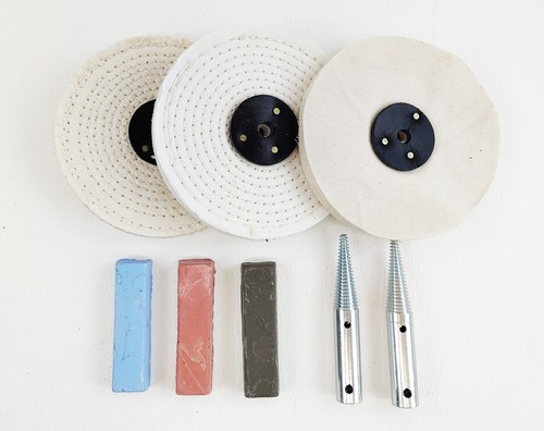 Bench grinder polishing kit - bench,