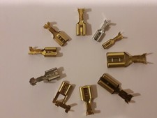 2.8mm 4.8mm 6.3mm 8mm 9.5mm NON INSULATED SPADE CRIMP CONNECTOR TERMINAL (LUCAR)