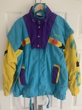 Adidas Vintage Coat L Large Zx 8000 Aqua Colourway Retro Jacket