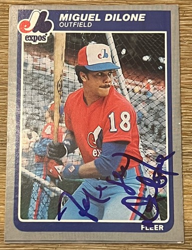 1985 fleer miguel dilone - miguel,
