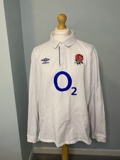 UMBRO ENGLAND RUGBY WHITE HOME