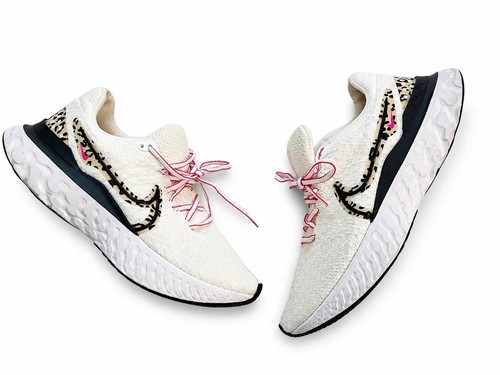 Nike react white - react, leopard