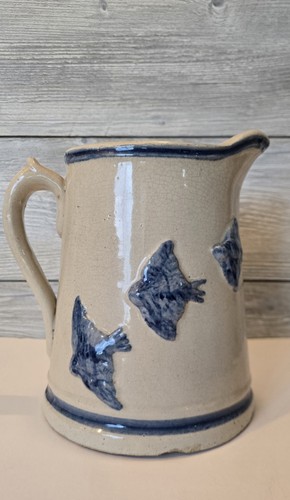 Antique white hall stoneware - antique,