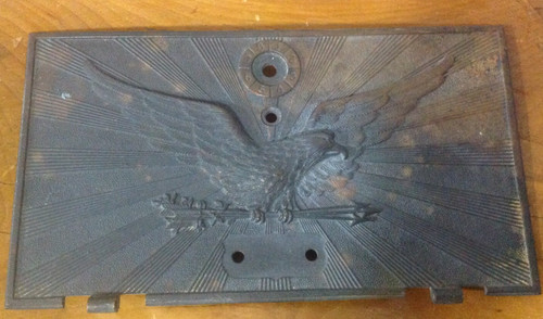 Old postal antique - 12”old, bronze