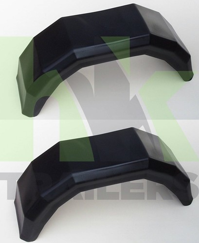 Pair plastic trailer - 10",