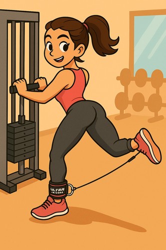Pair ankle strap - leg, gym
