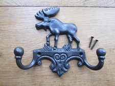 Rustic iron vintage coat - , hook