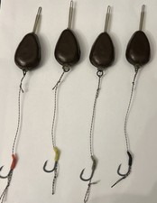 PVA Bag Leads X4 With Hooks NEW FISHING EQUIPMENT 50g each