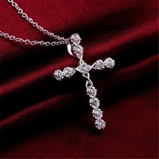 Sparkly Crystal Cross Pendant