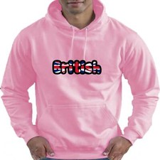 British Union Jack Flag Brexit Adult Unisex Mens Womens Hoodie Hooded Top