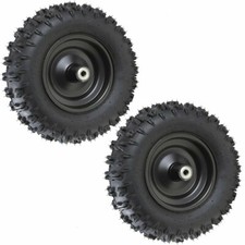 Pair 4.10-6 Tire w/ 3 Lug Rim