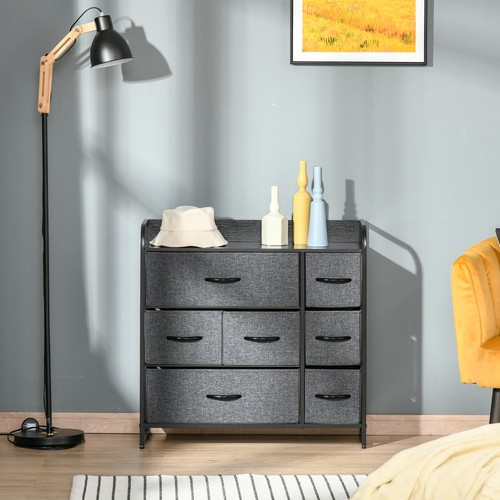 Homcom tier fabric bedroom - homcom, 3-tier