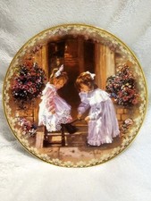 "Sister's Touch" by Sandra Kuck Collectible Plate - The Bradford Exchange
