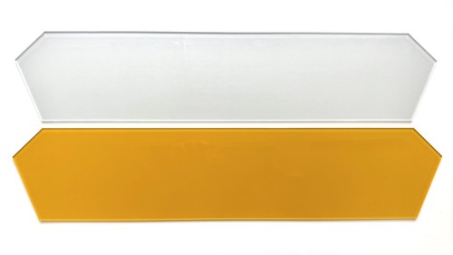 Hex number plates - front, &