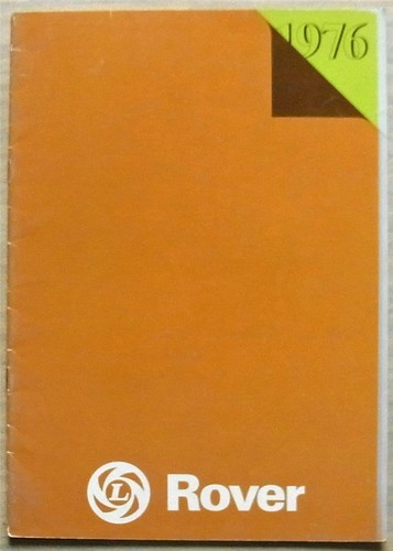 Rover range car - range, brochure