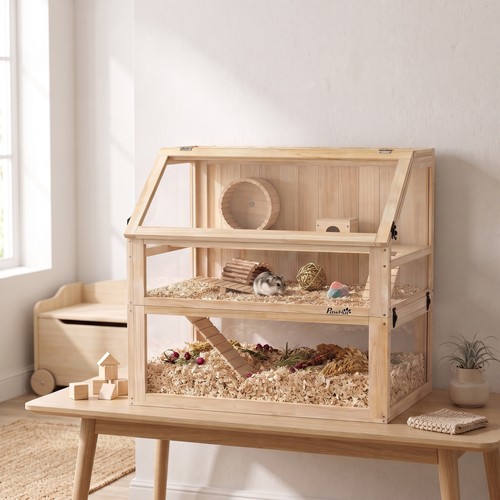 Tier wooden hamster - 3,