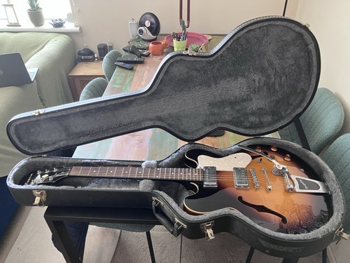Epiphone dot sunburst 2001 - dot,
