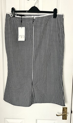Zara blue and white cotton - zara,