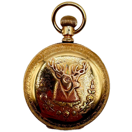Antique 18s columbia stag - antique,