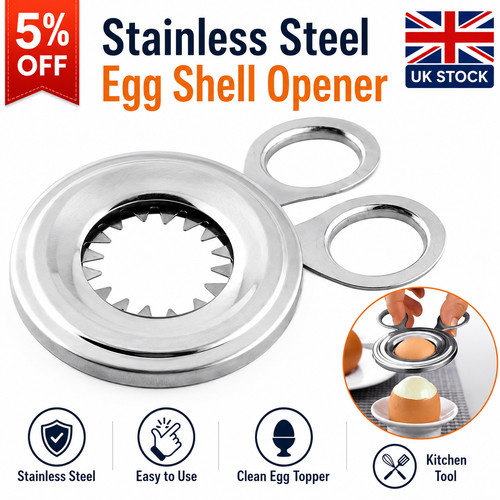 Stainless boiled egg topper - boiled,
