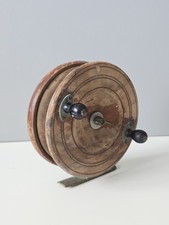 Vintage  Wooden Fishing Reel 