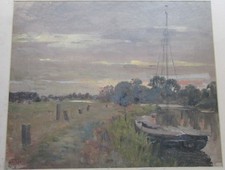 Francis G. Wood Great Ouse Huntingdon 1906 teacher@Penzance School of Art Newlyn