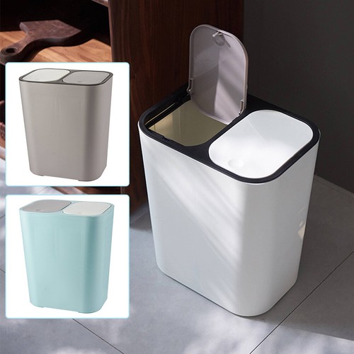 Small trash can - can, push-button