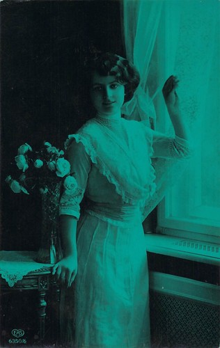 Postcard actress theatre - -, actress?