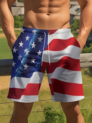Men patriotic american flag - men's,