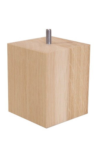 Solid square cube oak - square,