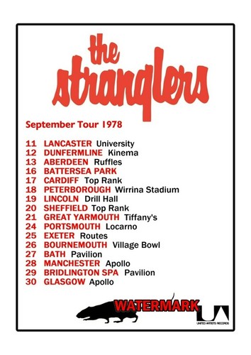 The stranglers gig - the, poster