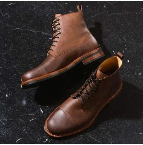 Handmade genuine leather brown - leather,