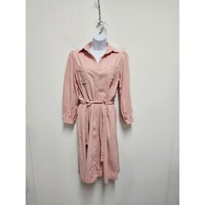 ShILLA SILK Pink Button-Accent