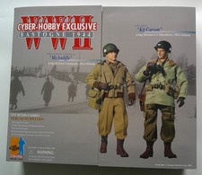 DRAGON CYBER-HOBBY 1/6 WW2 BRIG GEN MCAULIFFE & COL KIT CARSON (BASTOGNE 1944)