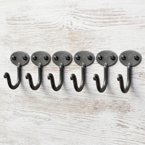 Hooks wrought iron sturdy - iron,