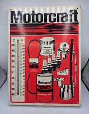 RARE 1970s FORD MOTORCRAFT WORKSHOP DEALERSHIP SHOWROOM GARAGE SIGN
