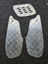 Gilera Runner Foot Plates 125 180cc Checker Plate And 1 Vent