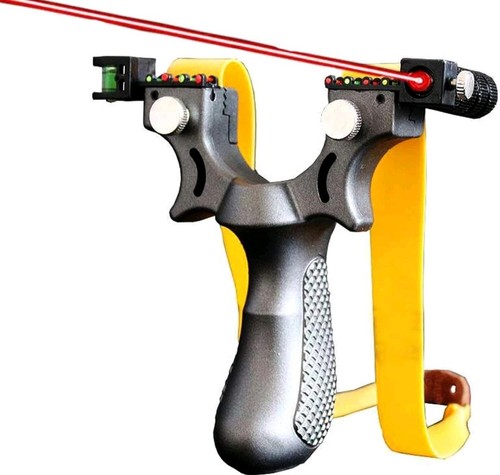 Laser slingshot catapult with - slingshot,